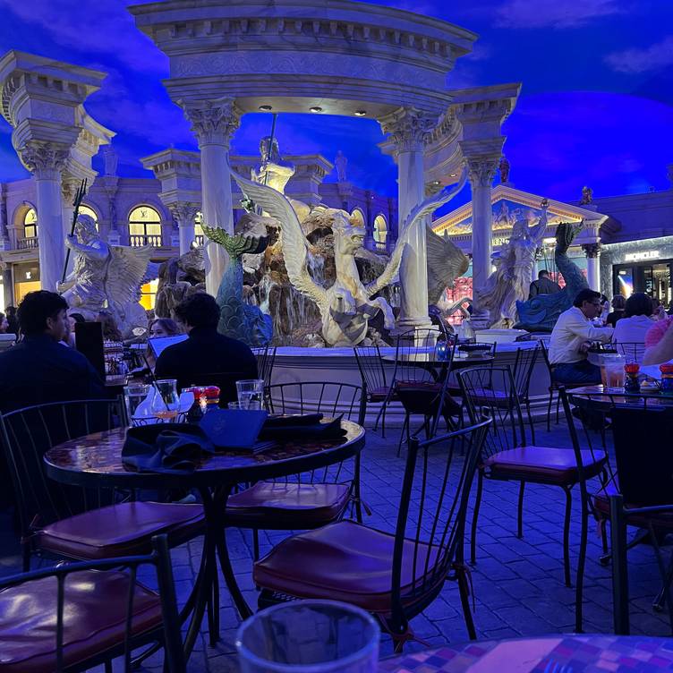 TREVI Italian Restaurant, a Morton's Restaurant Group concept  Best  Italian in Las Vegas located in the Forum Shops at Caesars Palace