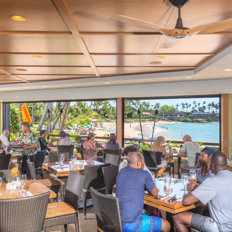 Light and airy interior with amazing views. - Sea House Restaurant at Napili Kai Beach Resort, Lahaina, HI