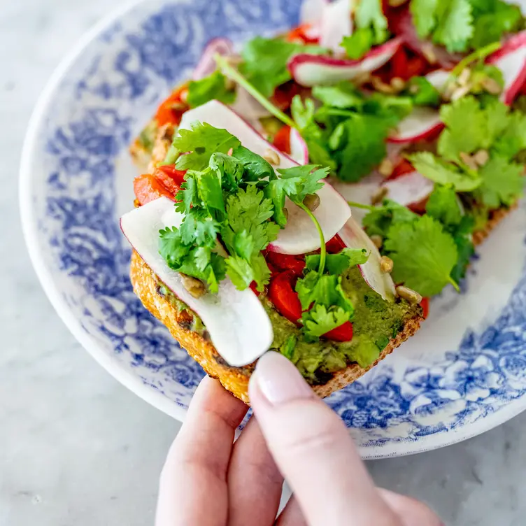 avocado toast - The Butcher, The Baker, The Cappuccino Maker，CAWest Hollywood