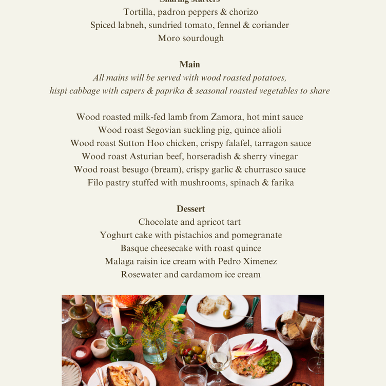 Harissa Chicken Rosewater Charcoal Chicken Moro Restaurant London