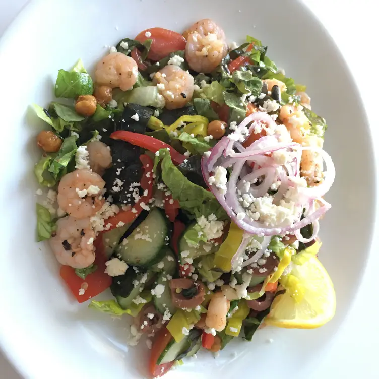 Greek Shrimp Salad - The Grove Wine Bar & Kitchen - Lakeway TX Lakeway