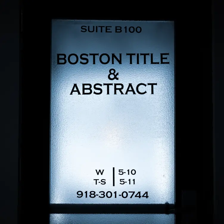 Boston Title & Abstract，OKTulsa