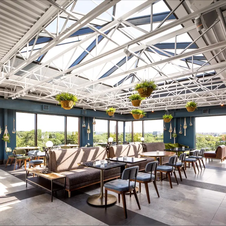 Rooftop Interior - Rooftop Bar at the Broadview Hotel, Toronto, ON
