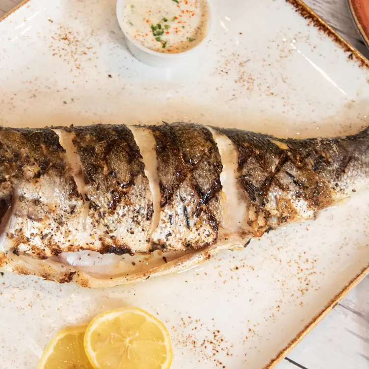 Fresh Mediterranean Sea Bass (Branzino) - Krazy Greek Kitchen, Lake Mary, FL