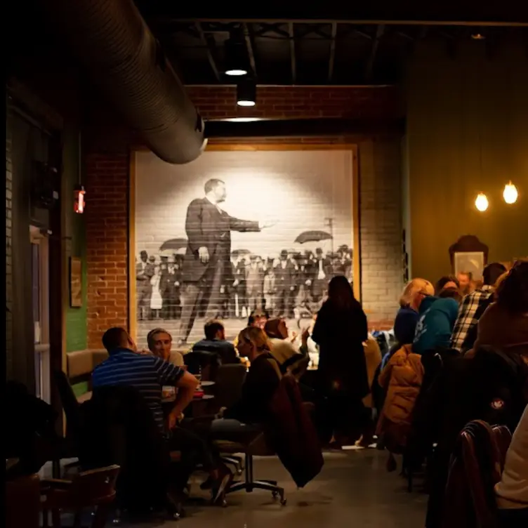 Teddy Roosevelt awaits your presence! - The Bull Moose, Omaha, NE