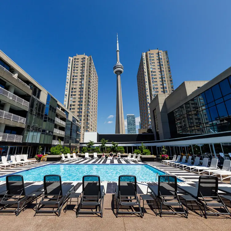 The best view of the CN Tower! - Lakeview Pool Lounge, Toronto, ON