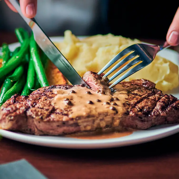 Peppercorn New York Steak  - Moxies - Prince George, Prince George, BC