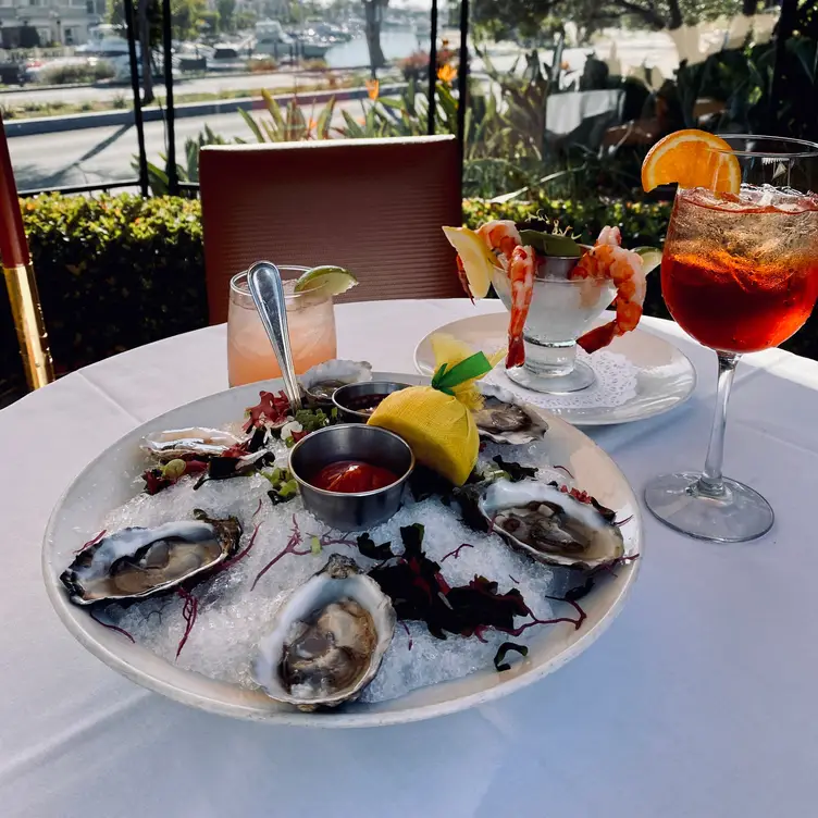 Oysters on the Half Shell - Bayside Restaurant, Newport Beach, CA