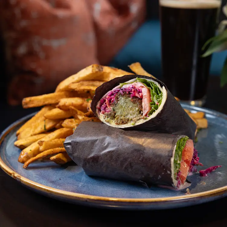 House Made Falafel Wrap - harbourstone sea grill & pour house - Halifax Marriott Harbourfront, Halifax, NS
