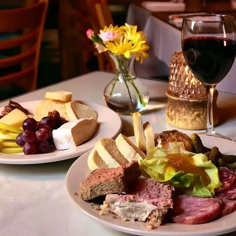 Pate and Cheese plates - Cafe Degas, New Orleans, LA