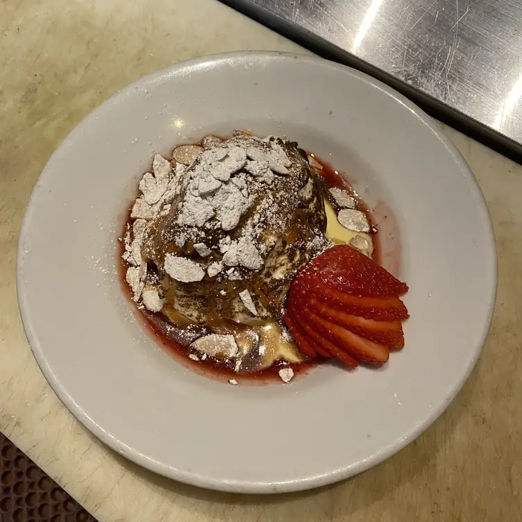 Floating island dessert - Alamo Square Seafood Grill, San Francisco, CA