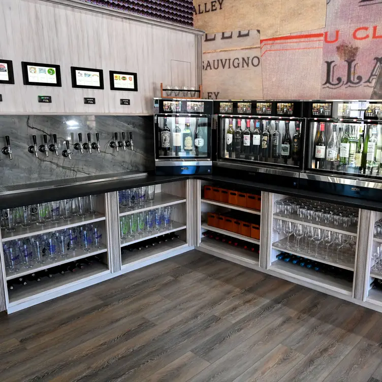 Self-Serve drink wall for a sip, taste, or glass - The Fool's Lantern MD Saint Michaels