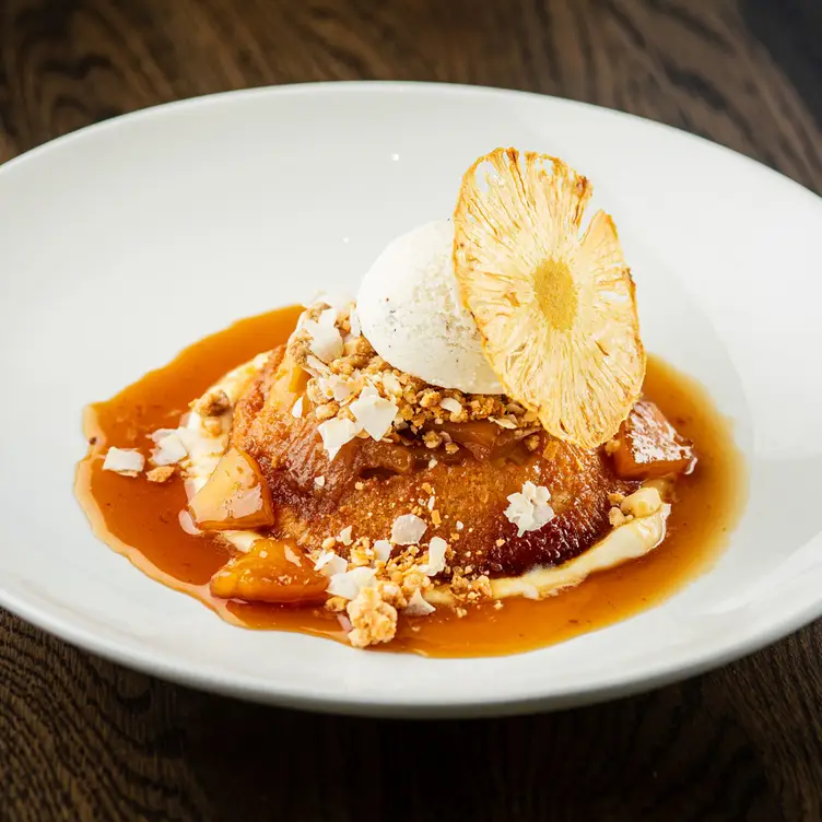 Pineapple Upside-Down Mochi Cake - Cooper's Hawk Winery & Restaurant - Liberty Township, Liberty Township, OH