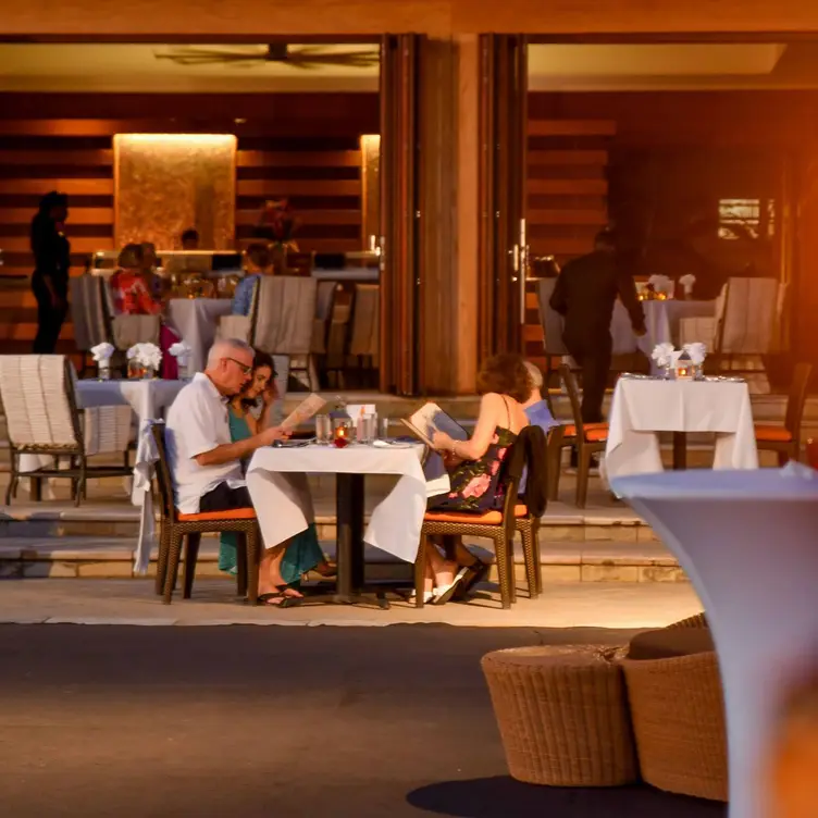 Dining on the Terrace - Carambola Beach Club, Basseterre, St. Kitts