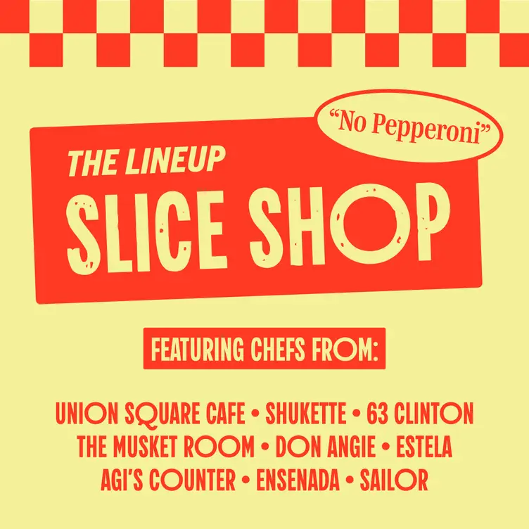 The Lineup Slice Shop NY Brooklyn