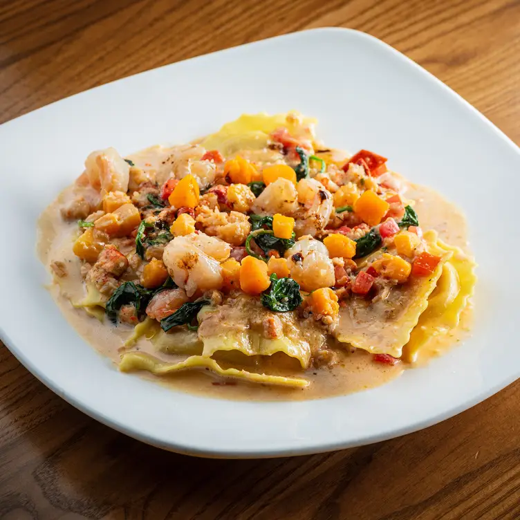 Butternut Squash, Lobster, and Shrimp Ravioli - Cooper's Hawk Winery & Restaurant - Dania Beach, Dania Beach, FL