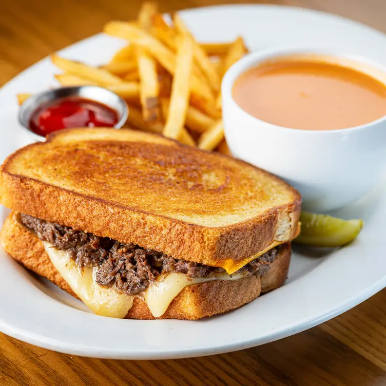 Short Rib Grilled Cheese and Tomato Bisque - Cooper's Hawk Winery & Restaurant - Jacksonville, Jacksonville, FL