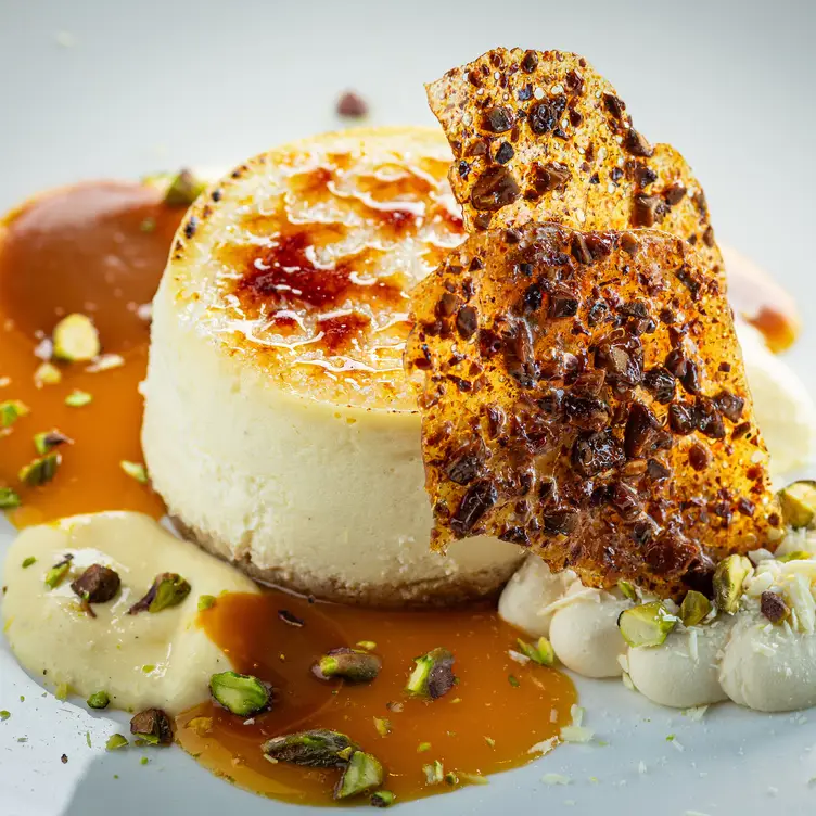 Passion Fruit Caramel Cheesecake - Cooper's Hawk Winery & Restaurant - Town & Country, Town and Country, MO