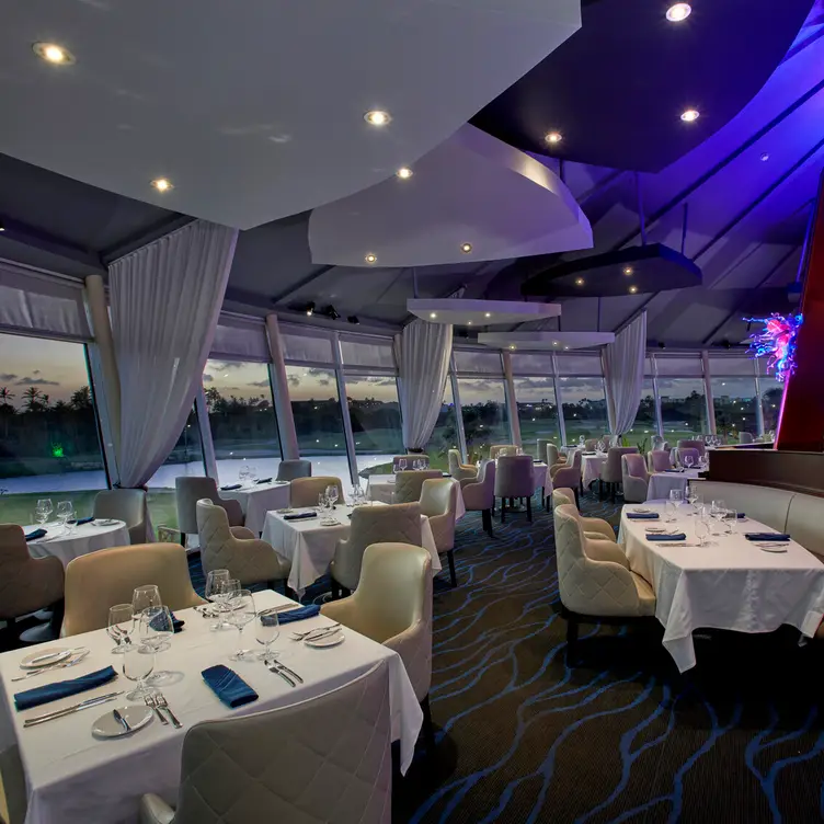 Stunning 180° views of the golf course and ocean - Windows on Aruba Restaurant, Oranjestad, Aruba