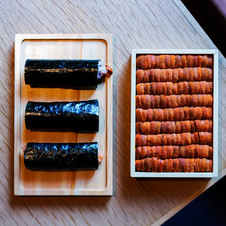 Handrolls and Uni - Top Roe, Austin, TX