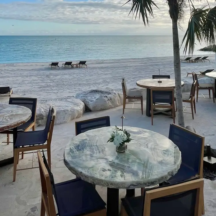 Oceanfront Dining at The DelMar - The DelMar Restaurant and Beach Club, Cooper Jack Bay Settlement, Caicos Islands