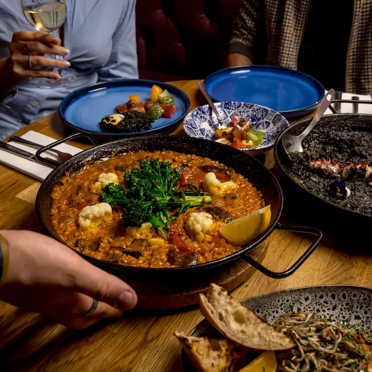 Selection of Paellas - La Rueda  London