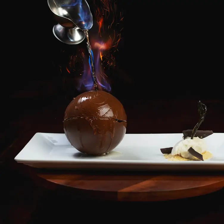 LOVE AFFAIR tiramisu flambe experience  - LM Social LeMelange Restaurant & Bar, Syracuse, NY