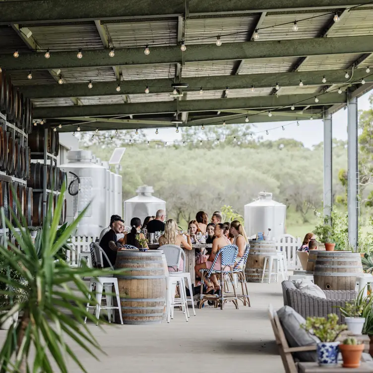 Awning Tasting Area - Saltire Estate AU-NSW Lovedale