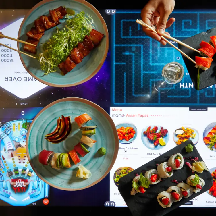 inamo's interactive tables - Inamo - Soho  London