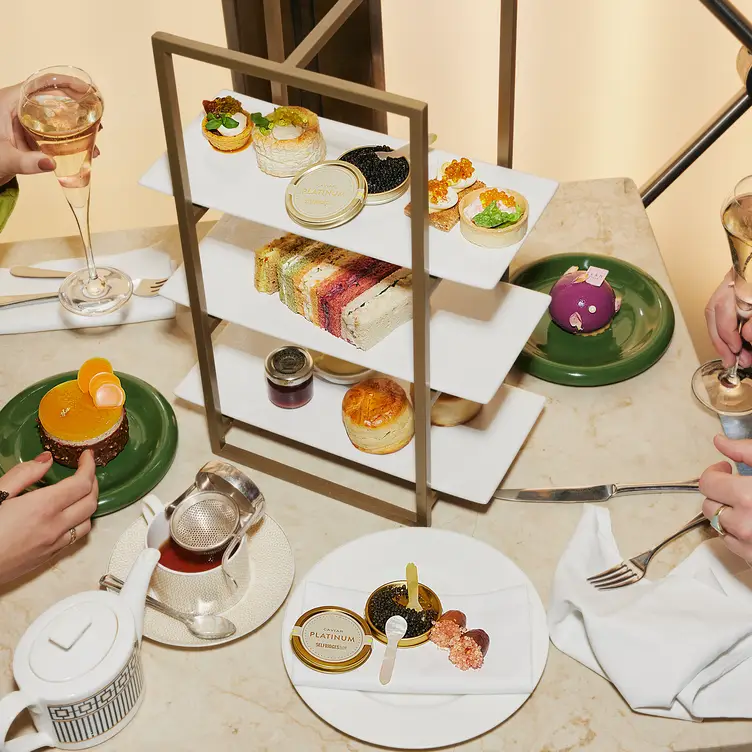 Afternoon Tea Caviar Experience - Dolly's at Selfridges, London, 