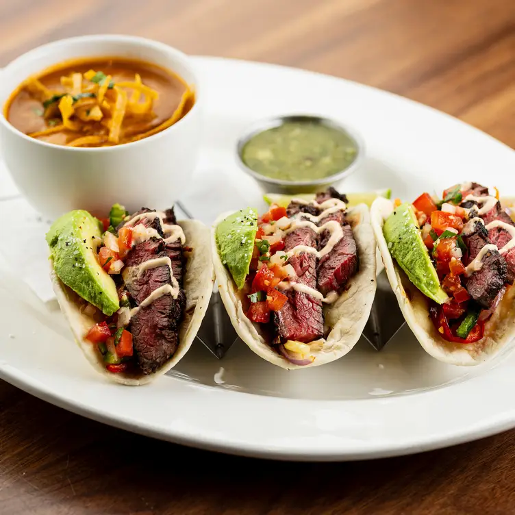 Prime Carne Asada Tacos and Tortilla Soup - Cooper's Hawk Winery & Restaurant - Ashburn, VA, Ashburn, VA