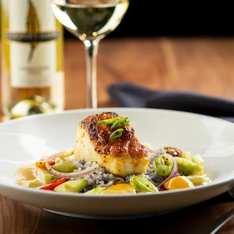 Miso Glazed Sea Bass - Cooper's Hawk Winery & Restaurant - South Barrington, IL, South Barrington, IL