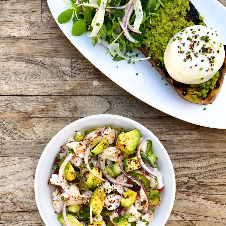 Ceviche & Burrata - Sam's Social Club, Calistoga, CA