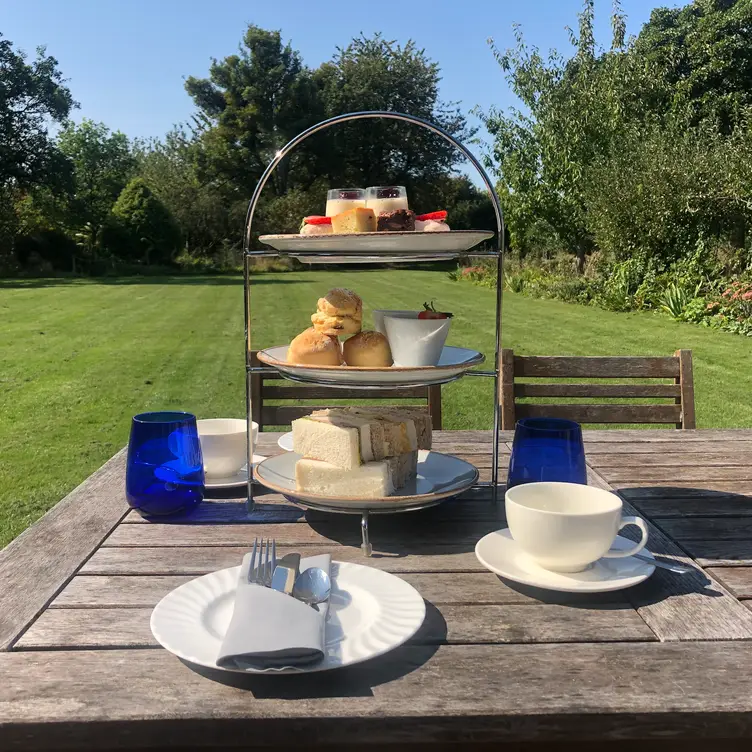 Afternoon Tea at the Gallery Restaurant, Stanton Manor, Chippenham, Wiltshire