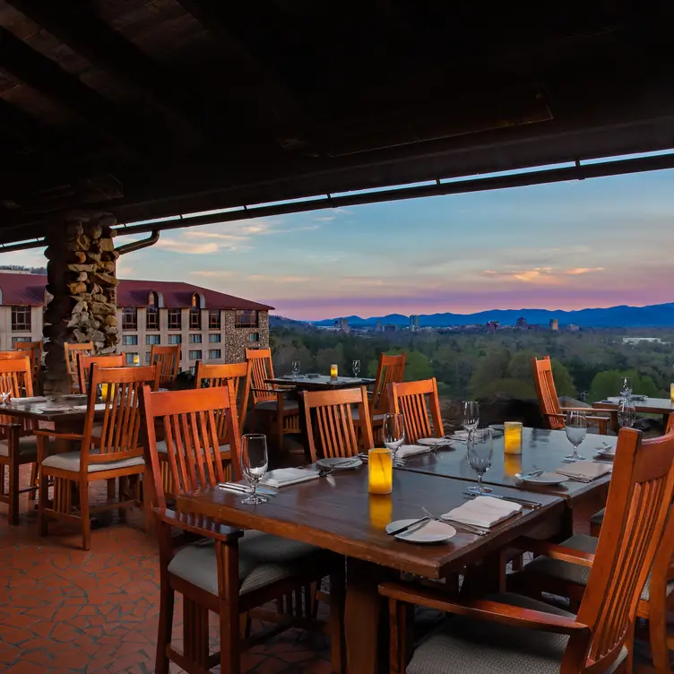 The Omni Grove Park Inn's Sunset Terrace - Sunset Terrace - Omni Grove Park Inn, Asheville, NC