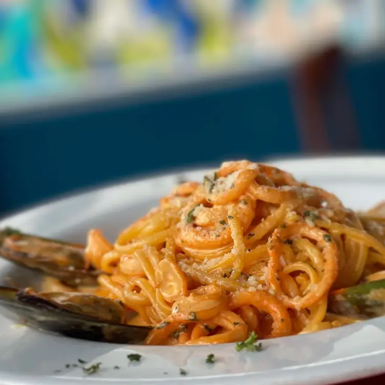 Sea food Linguine  - Havana Bar & Grill, San Juan, PR