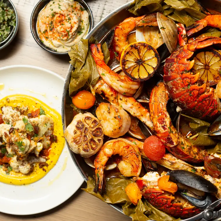 Open Fire Roasted Shellfish Platter - Del Mar - Naples FL Naples