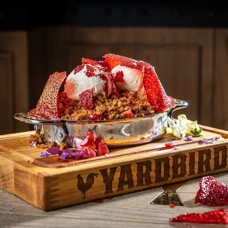 Strawberry Peach Cobbler Strawberry Peach Cobbler - Yardbird Table & Bar - Miami, Miami Beach, FL