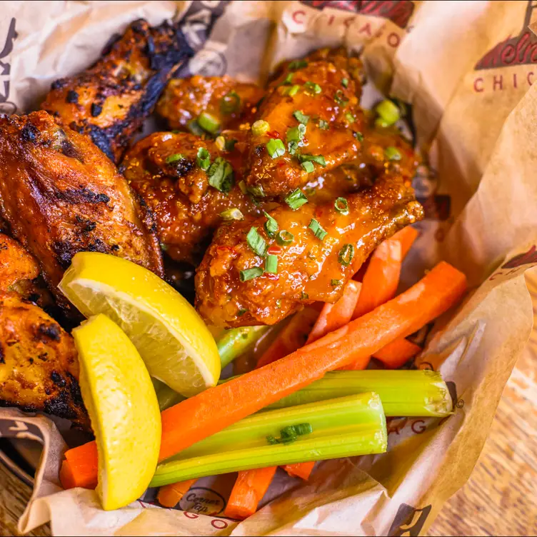 Firecracker and Poncho's Wings - Jake Melnick's Corner Tap IL Chicago