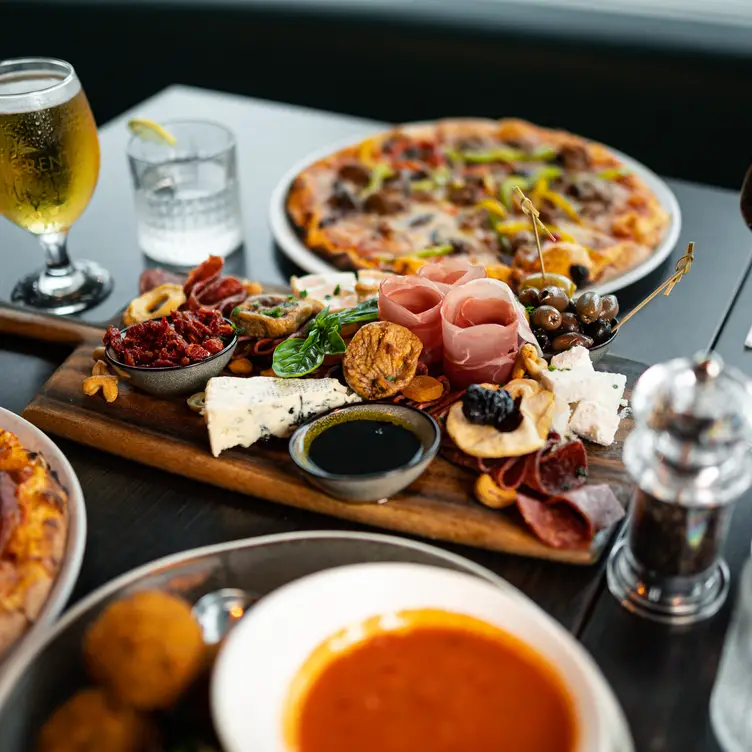 Antipasto, pizza, arancini and house beer - Crento Italian Glebe, Glebe, AU-NSW