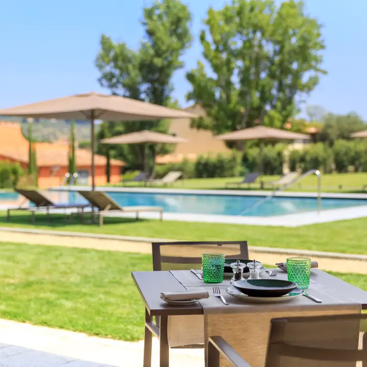 Terrazza esterna con vista sulla piscina - Bistrot L'Oliveto, Candeli, Citta Metropolitana di Firenze