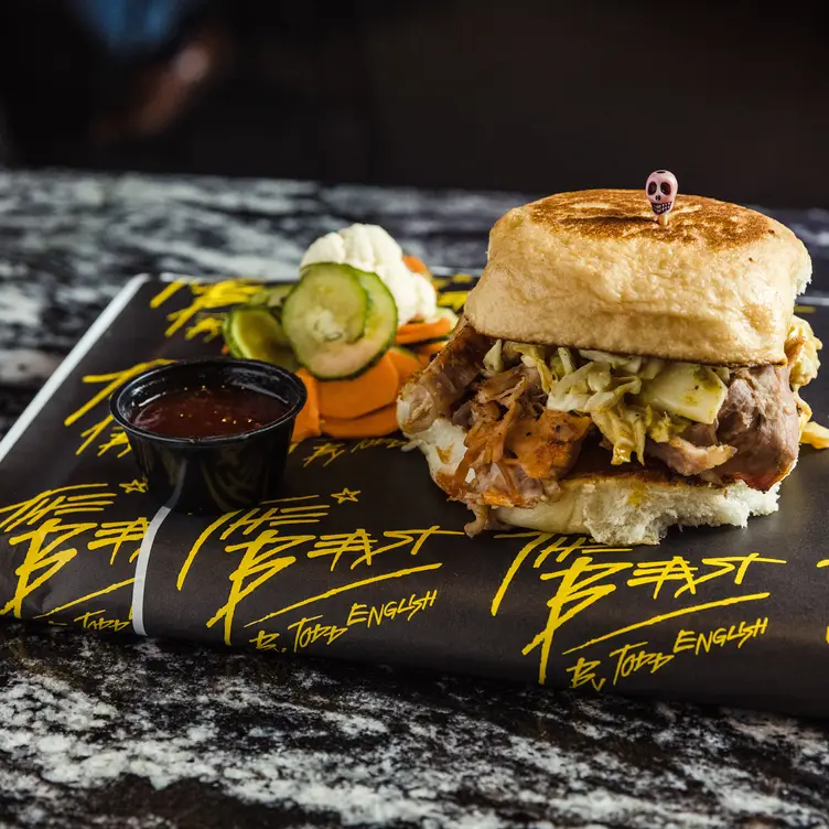 Pig Pen Pulled Pork Sandwich  - The Beast - AREA15, Las Vegas, NV