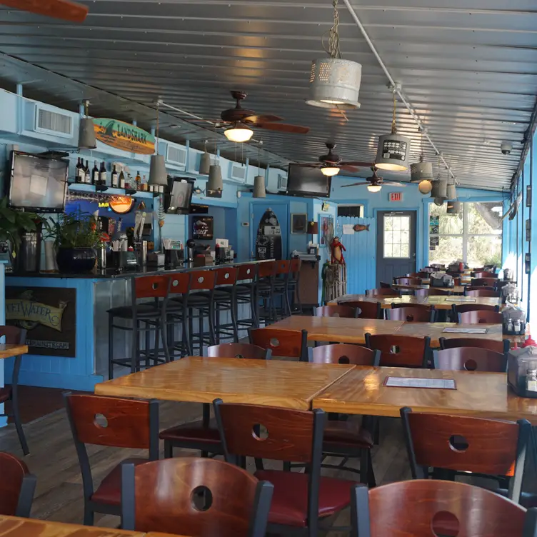 Florida Fish Camp seafood with relaxing music. - JT's Seafood Shack, Palm Coast, FL