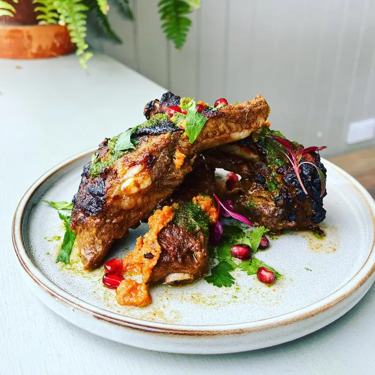 Pork ribs marinated in Nepalese herbs &amp; spices.  - Rajiv's Kitchen, London, Greater London