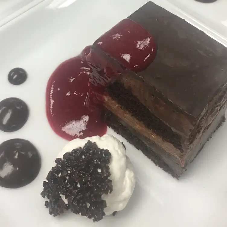 Dark Chocolate Mousse Cake - Refectory Cafe, Durham, NC