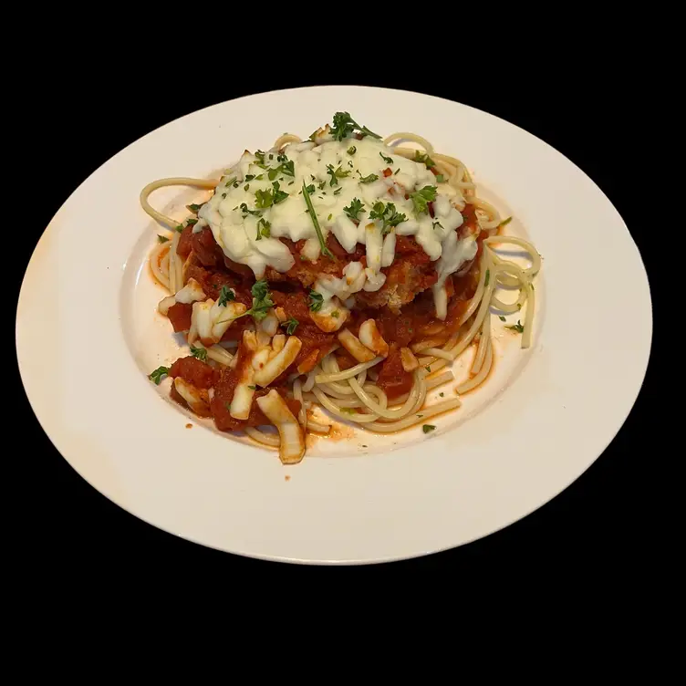 Classic Chicken Parmigiana made to order! - Beneventi's Italian, Mingus, TX