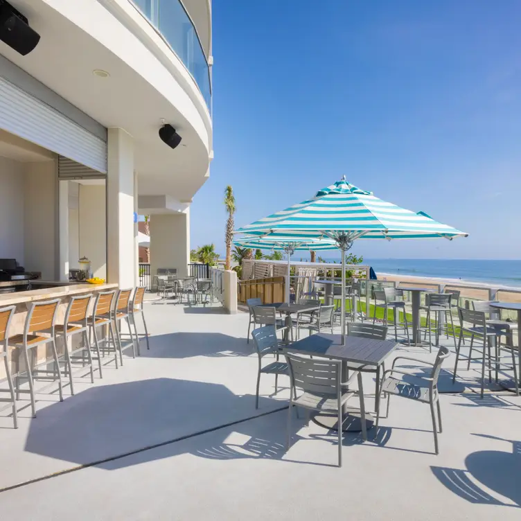 Beautiful Oceanfront Bar and Dining Area.   - Venn Bar Oceanfront Eatery at Max Beach Resort, Daytona Beach, FL