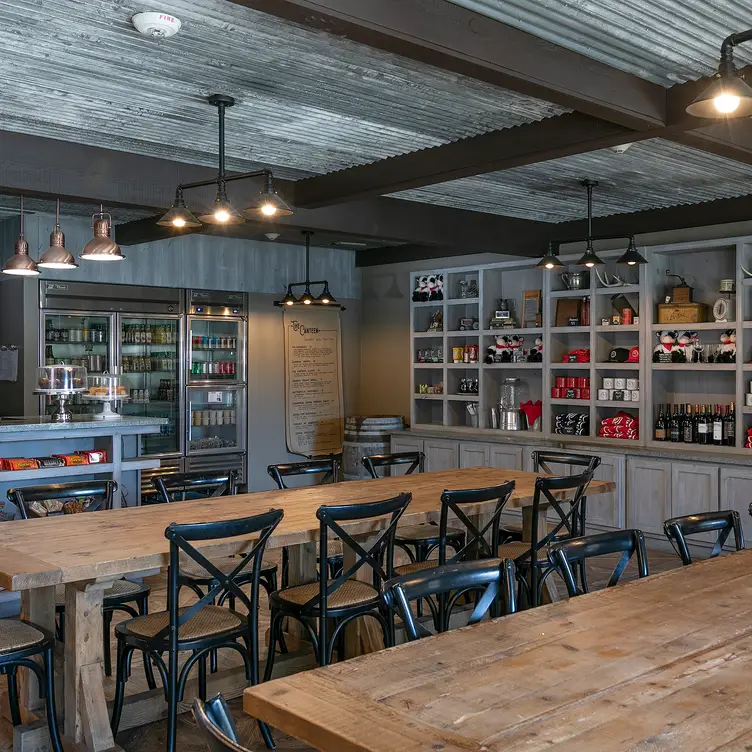 Rustic, ranch-inspired seating area - The Cow Tipper, Cambria, CA