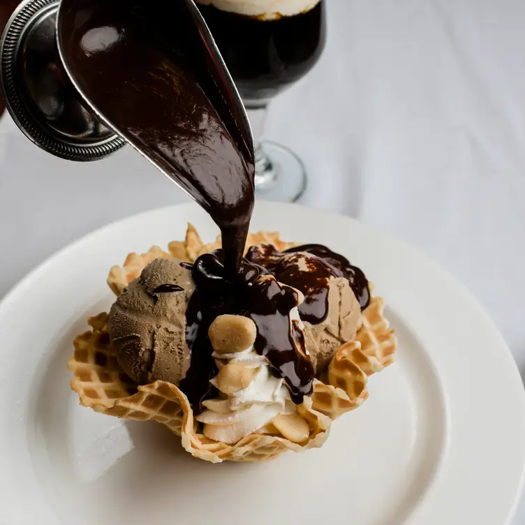 Macadamia Nut Ice Cream - Dessert Room at Bern's Steak House, Tampa, FL