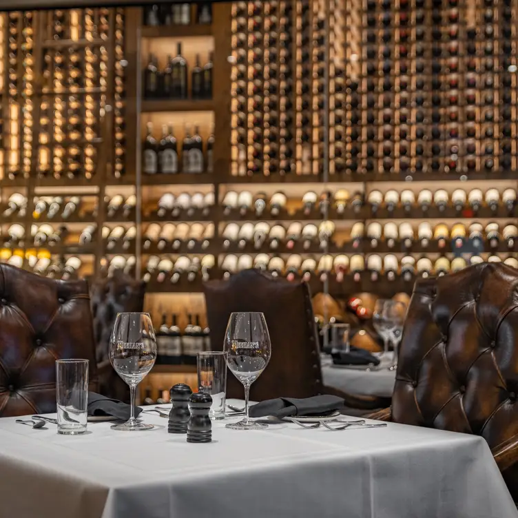 Main Dining Room and Wine Rack - Meehan's Chophouse TX Mansfield